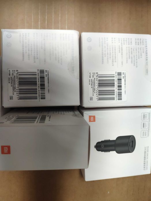 Зарядно за кола,камионType-C USB A Xiaomi Car Charger 100W 5V 3A Dual