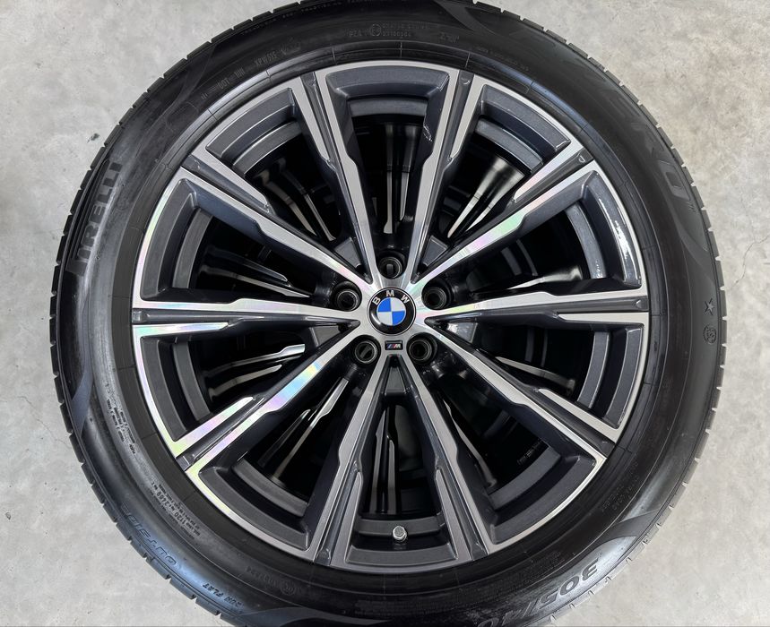 Jante Bmw X5 X6 R20 G05 G06 M740 Originale Pirelli 2024 de vara