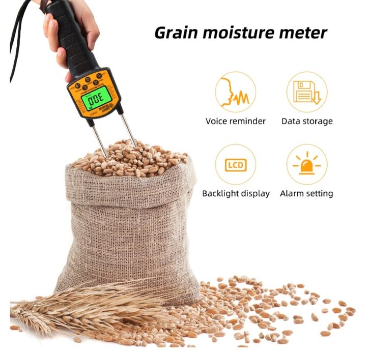 AR991 - 14 xil turdagi don namligini o'lchovchi gigrometer