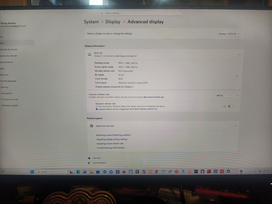 Monitor Lenovo Legion R25f-30