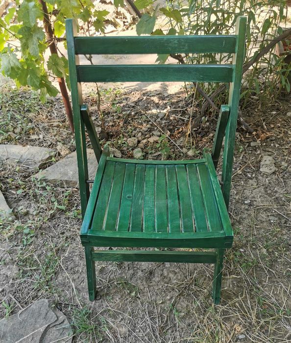 Scaun gradina, taburet plastic, scaun pliabil lemn