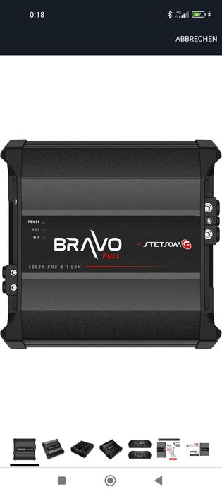 Усилвател Stetsom Bravo 3000.   1 ohm