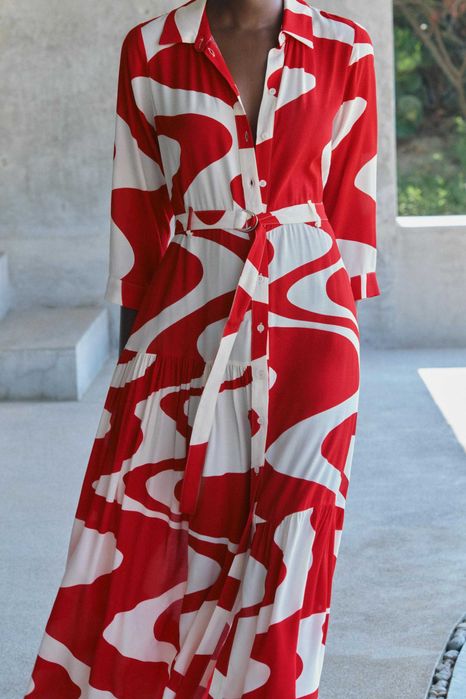 ZARA миди рокля размер XS