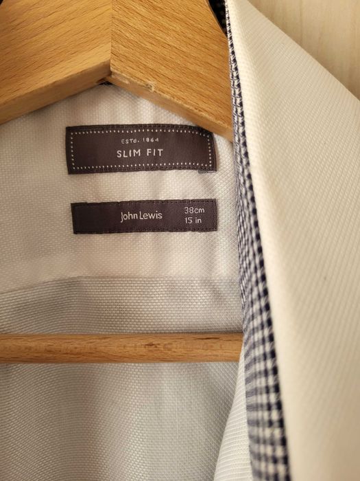 John Lewis Slim Fit памучна риза