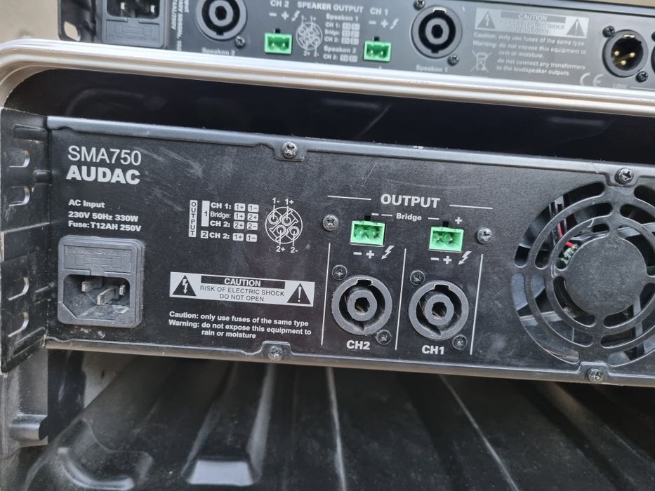 Putere Audac SMA 750/Audac DPA 152