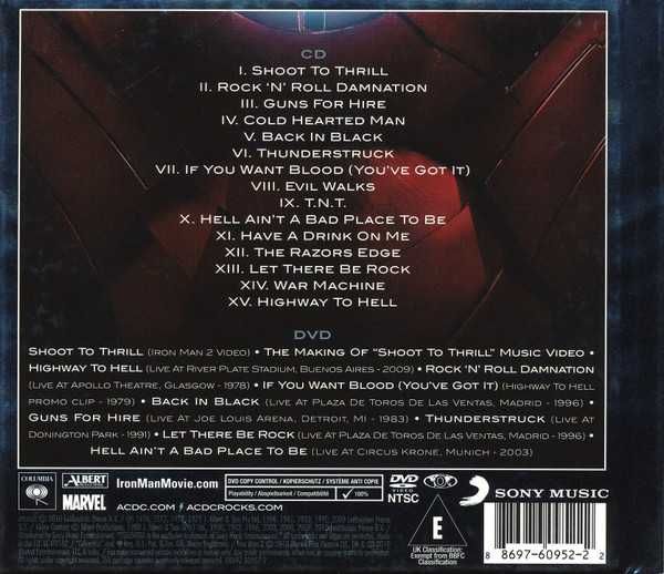 CD+DVD AC/DC - Iron Man 2 (2010) Digibook