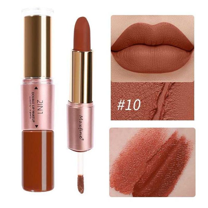 Помада/блеск двухсторонняя 2-в-1 MAXFINE