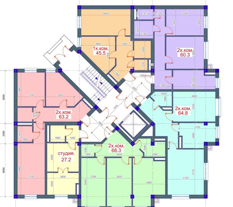 1 xonA uy nogastrk
CITY TOWERS» ТЖМдан  АКЦИЯ 



1хона - 45.09 м² - 2