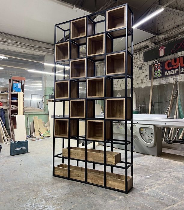 Стеллаж / шкаф / лофт дизайн / stellaj / шкаф / прихожка