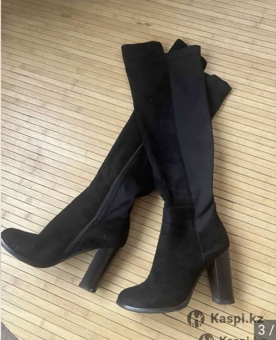 Сапоги ботфорты  зима