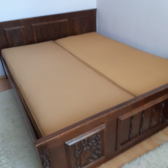 Vand pat dormitor din lemn