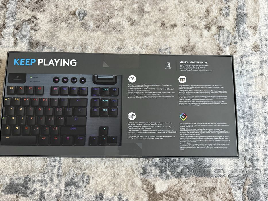 Tastatura Logitech G915X TKL Noua Sigilata