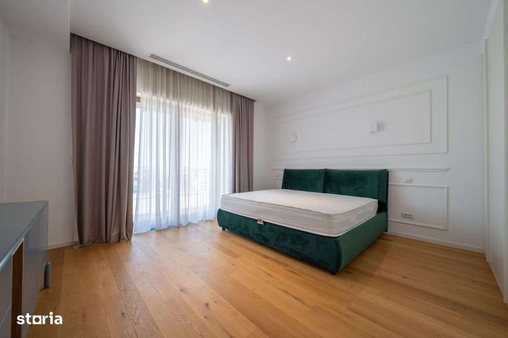 Herastrau, penthouse cu  3 camere mobilat integral Rovere