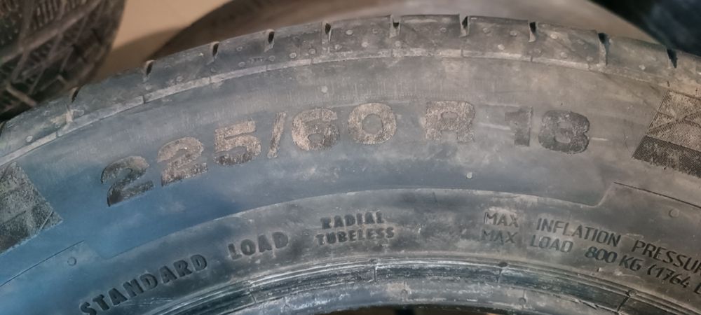 235/60/18 комплект шин б/У из Европы