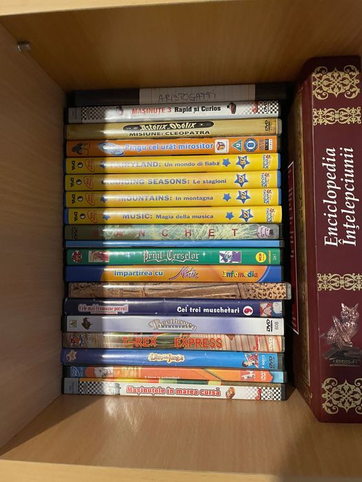 Filme de copii si de actiune originale DVD, 10 lei/per film