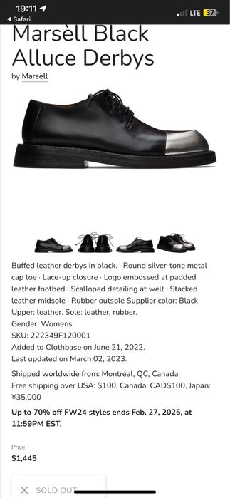 Pantofi piele vitel marsell Marsèll Black Alluce Derbys