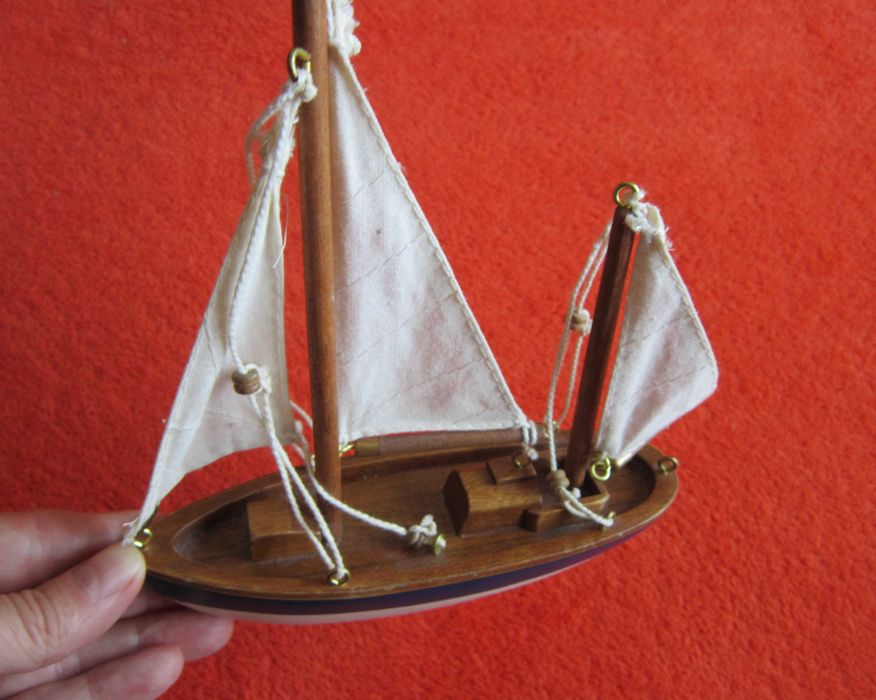 Vas cu panze vintage handmade Franta anii '80