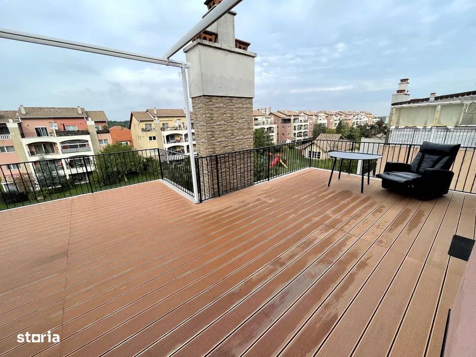 Apartament de 3 camere de inchiriat | Terasa 41 MP | Parcare | Scoala