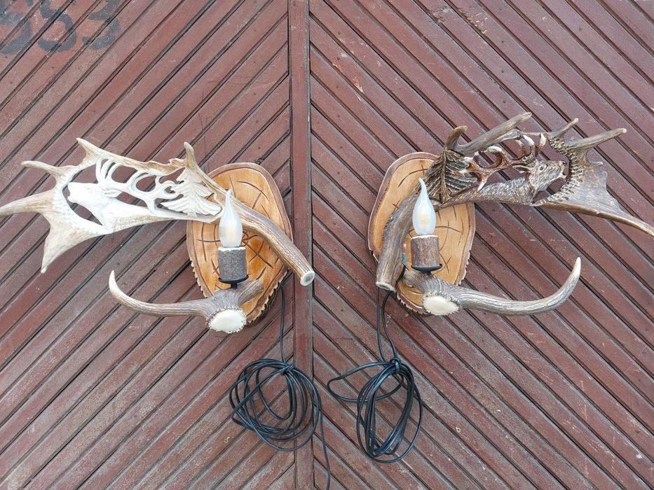 Panoplie vanatoare căprior, mistreț, capra neagră, cravata cerb sculpt