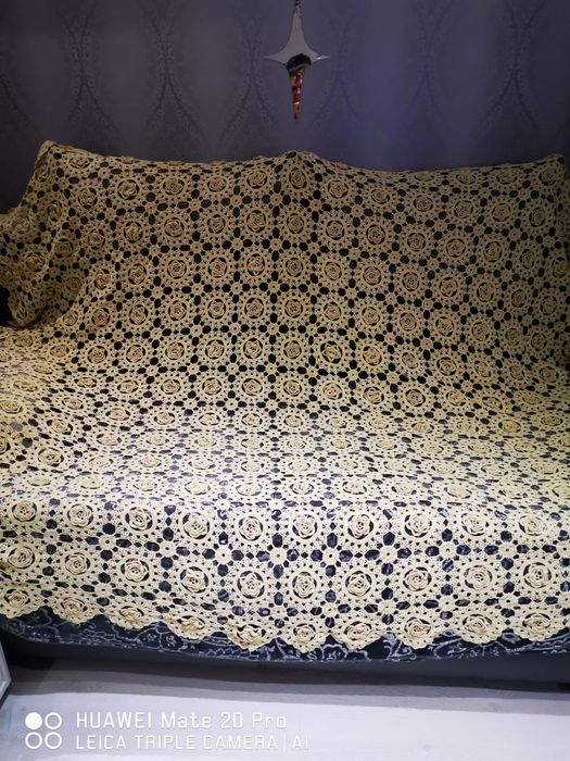 Fata de masă macrame , model 3d,210/180