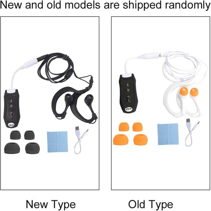 Водоустойчив MP3 Плейър за Плуване и Гмуркане – 4GB памет и FM радио