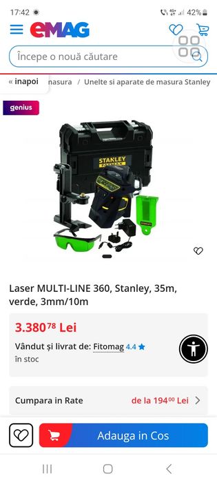 Laser 360° STANLEY Fatmax