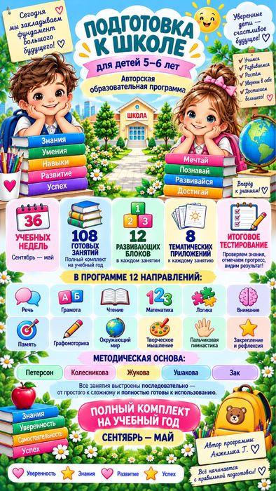 Программа Подготовка к школе 5-6 л.