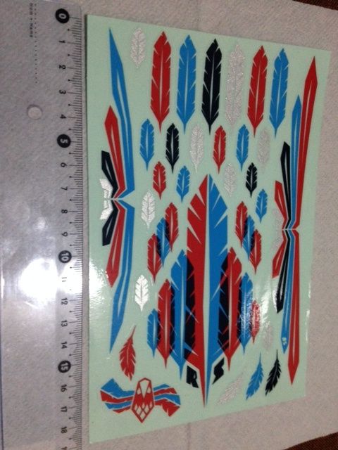 Set Stickere / abtibilduri deosebite ROCK SHOX ORIGINALE !