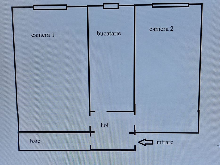 Apartament 2 camere decomandat accept rate notar — fotografia 1