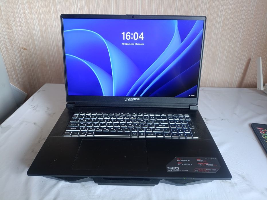 Продам ноутбук Ardor Gaming.