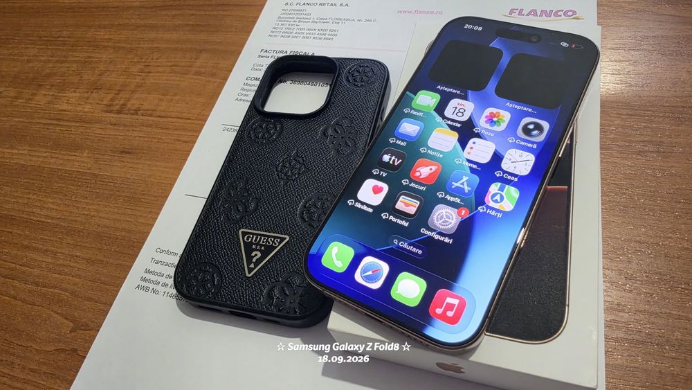 Apple iPhone 16 Pro -128 GB / Dessert Titanium /Garantie Flanco /Impecabil