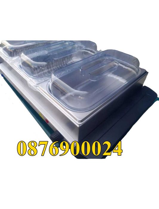 ПРОМО Професионална топла витрина с водна баня / сухо Бен мари МОДЕЛИ