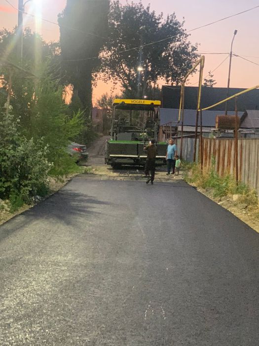 Асфальт асфальтирование бордюр поребрик