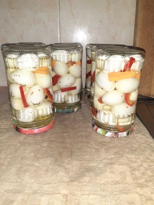 Prepelite japoneze de 1 zi,carcasa,oua marinate și proaspete!!