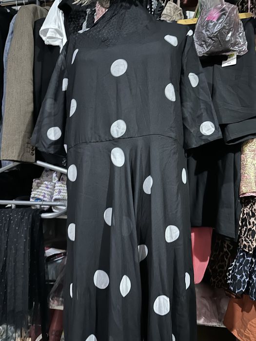 Rochie lunga cu buline