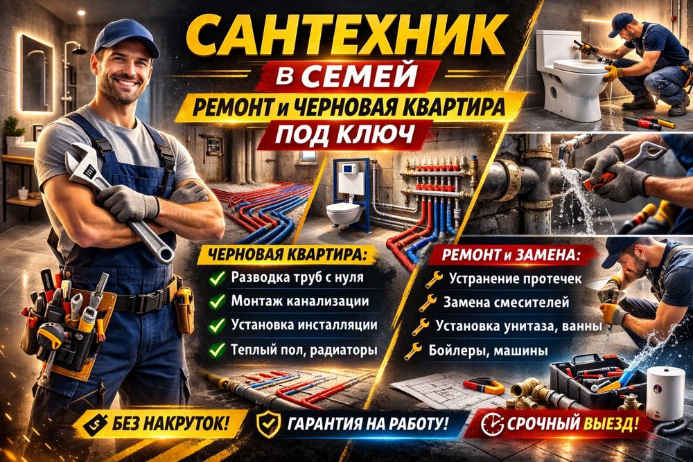 Сантехник Семей.