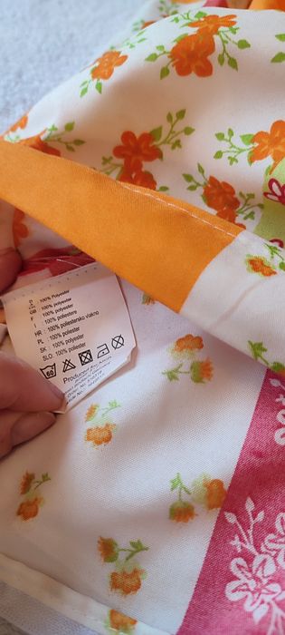 Set de pat pernă/plapumă culori vibrante, nou