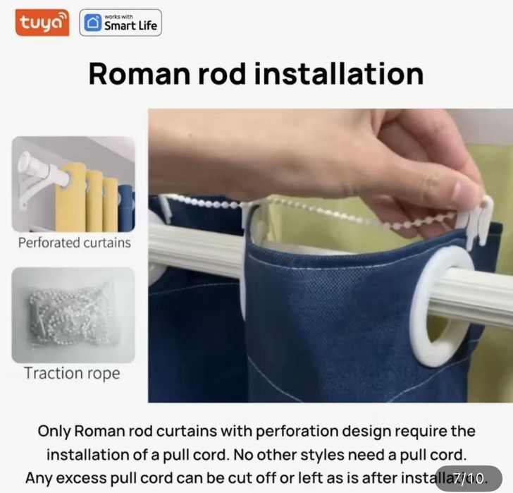 Robot inteligent perdea draperie