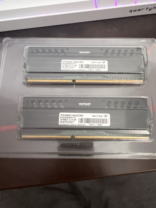 Vand kit 8gb ram Patriot Viper ddr3 dual channel