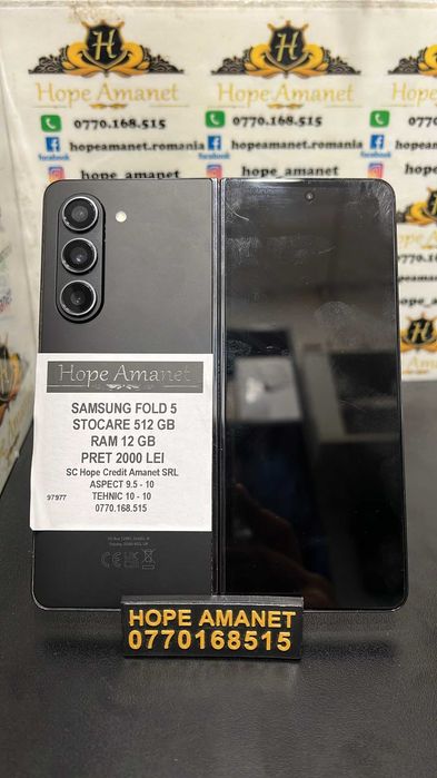 Hope Amanet P3 Samsung FOLD 5 Stocare 512 GB/RAM 12 GB