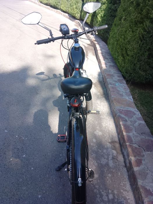 Веломотор черный