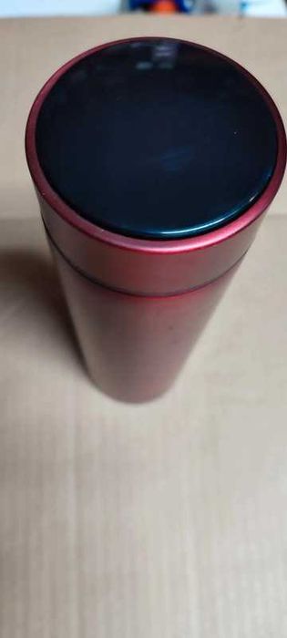 Termos 500 ml, sită pentru ceai, vișiniu