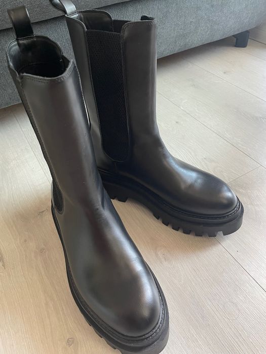 Черни боти Calvin Klein