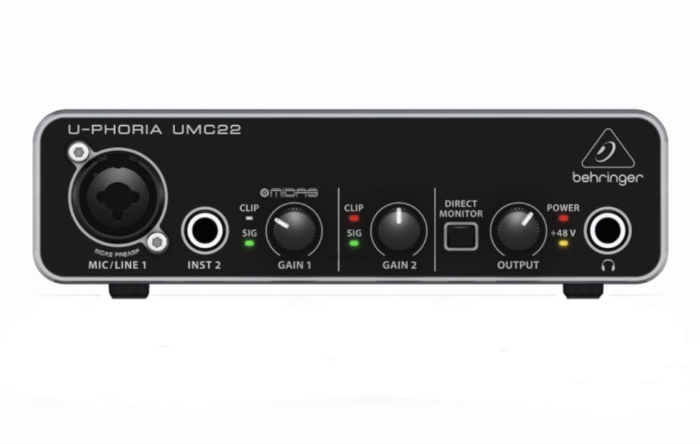Звуковая карта Behringer UMC22 U-phoria