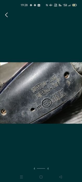 Oglindă dreapta ; Sharan , alahambra