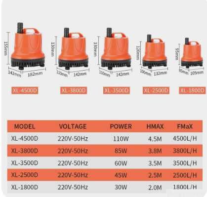 насос для аквариума пруда бассейна подводная помпа для перекачивания