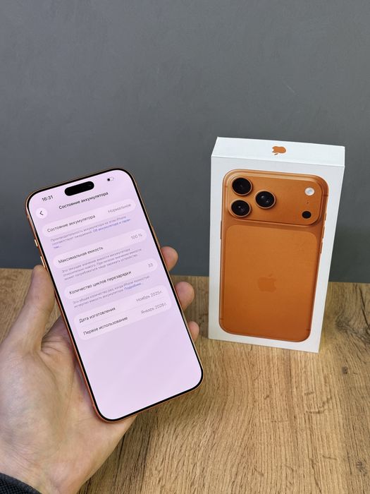 Iphone 17 Pro Max 256 GB 100% 33-цикл | Mobile Zone