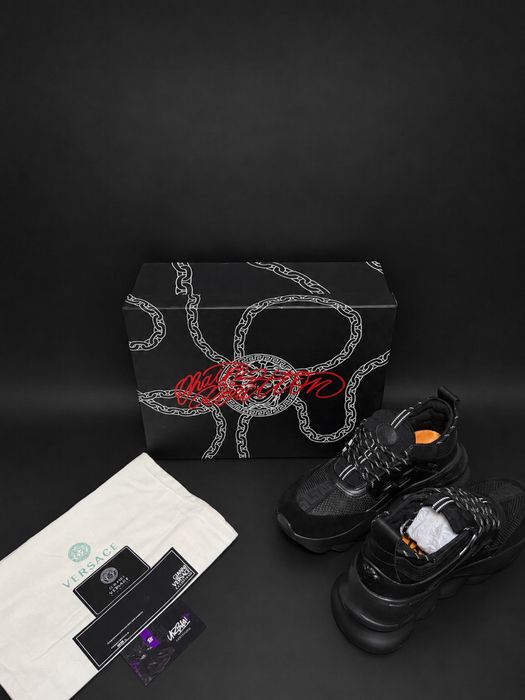 Versace Chain Reaction Black – Premium | Full Box
