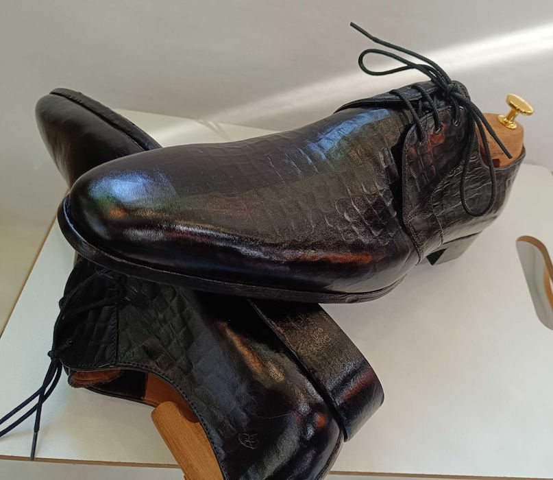 Pantofi de lux 42.5 43 44 44.5 46 Greve NOI lucrati manual piele natur