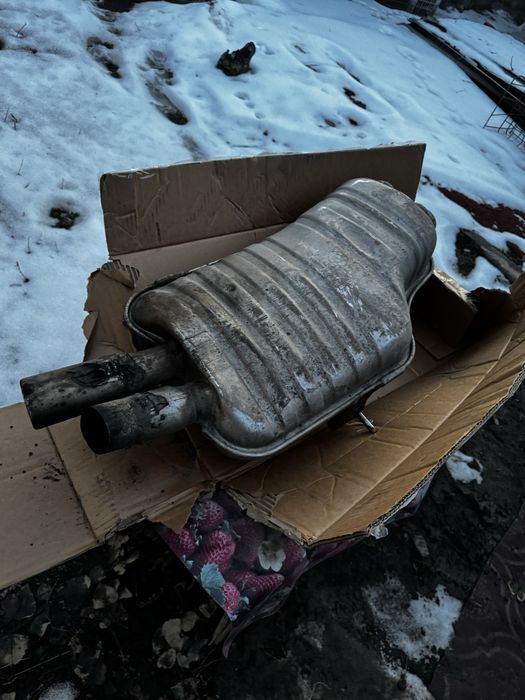 Глушитель (барабан) бмв е46